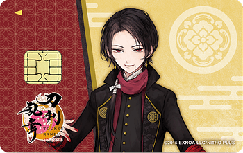 DMM JCBカード 刀剣乱舞ONLINE 加州清光