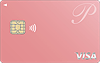P-oneカード＜Standard＞ VISA Rose Pink