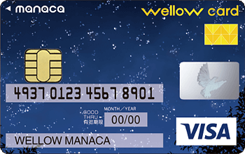 wellow card manaca（クレジットカード一体型マナカ） VISA